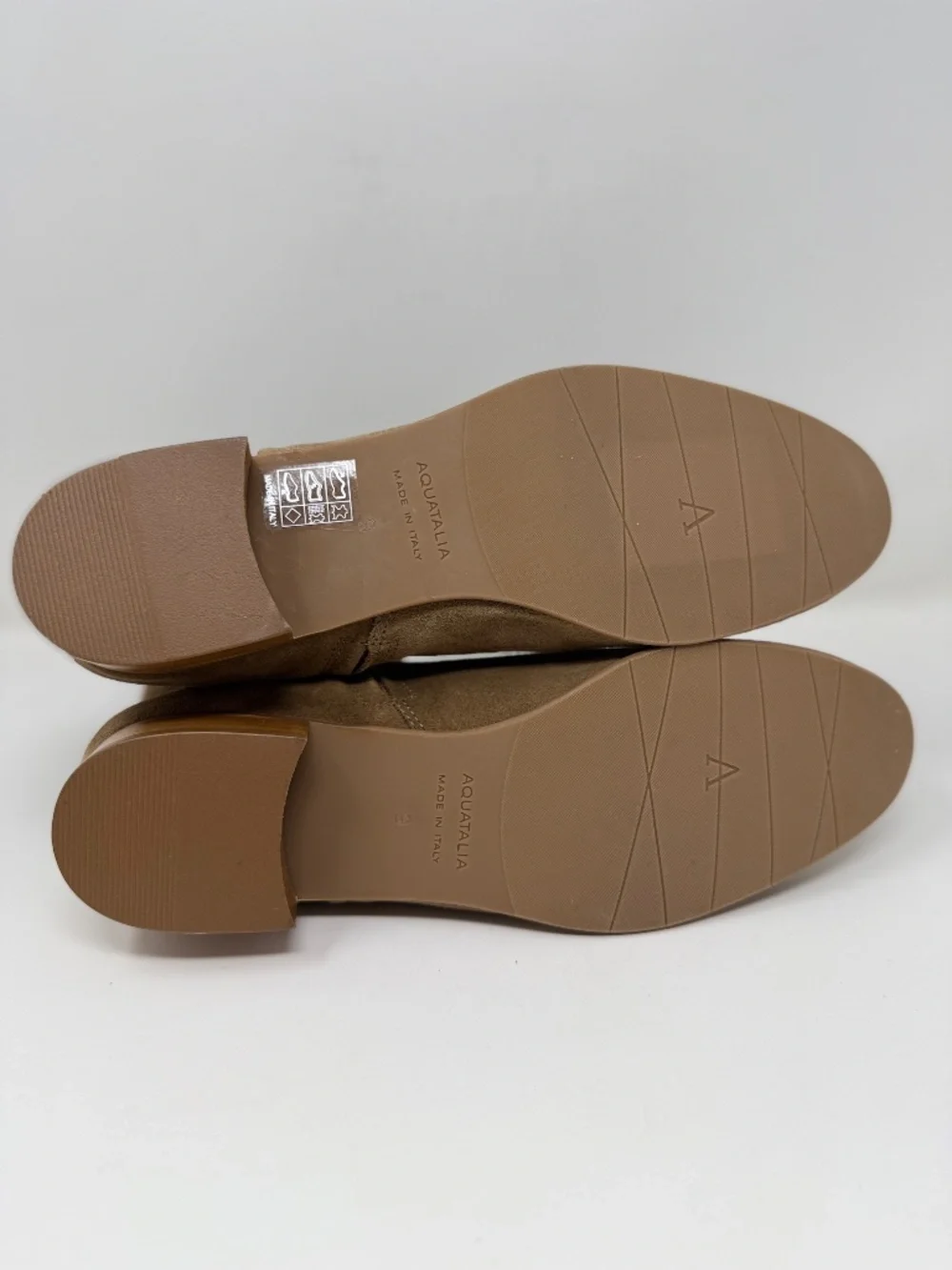 New Aquatalia Sahara Weatherproof Bootie Brown Suede Sz 9